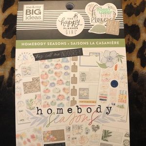 Happy Planner Homebody Seasons sticker book